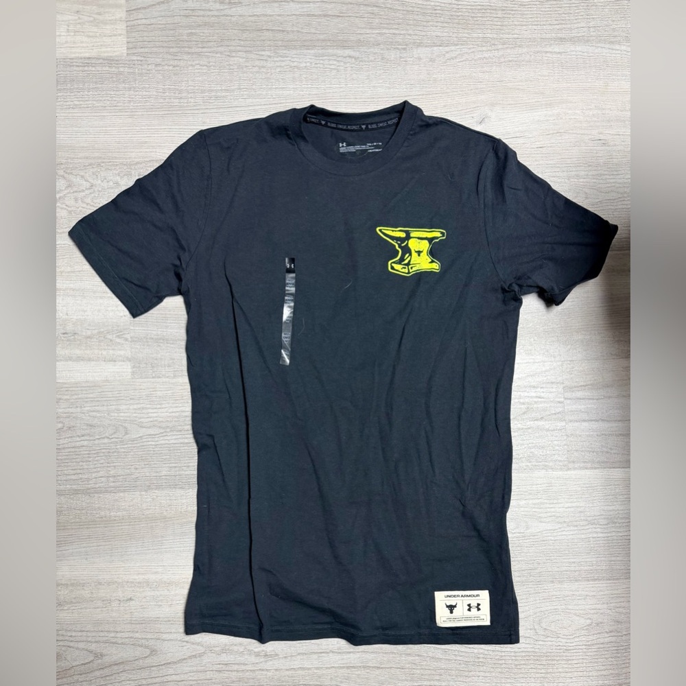 Under Armour Black Tee with Yellow Logo